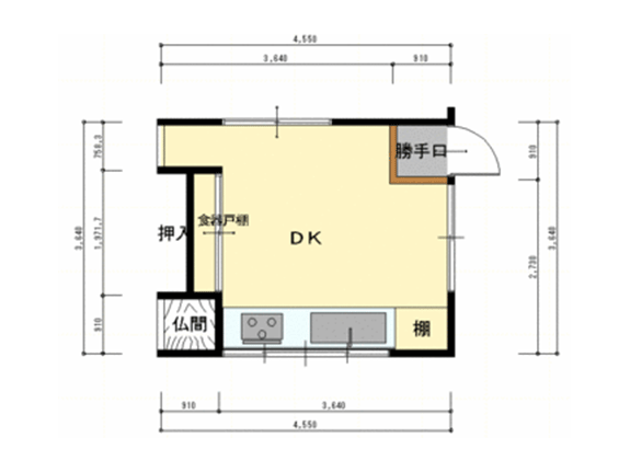 施工図面　改修前　